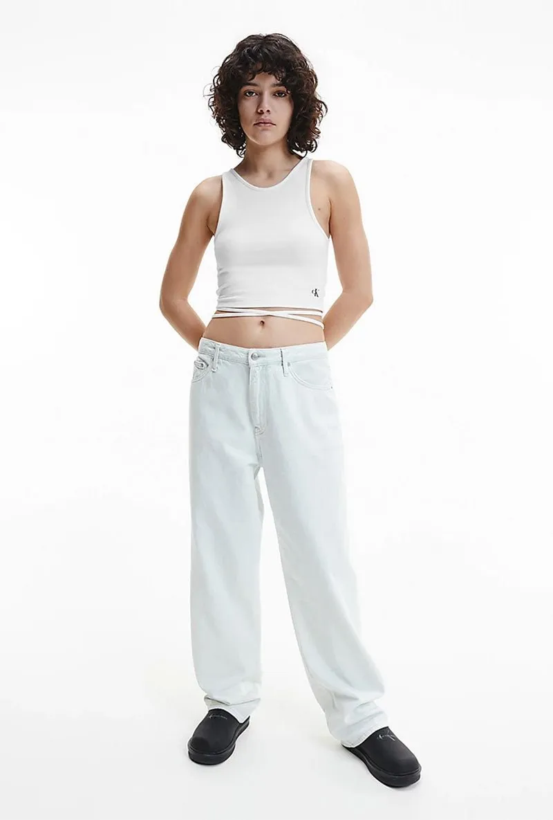 CALVIN KLEIN TIE WAIST TANK TOP