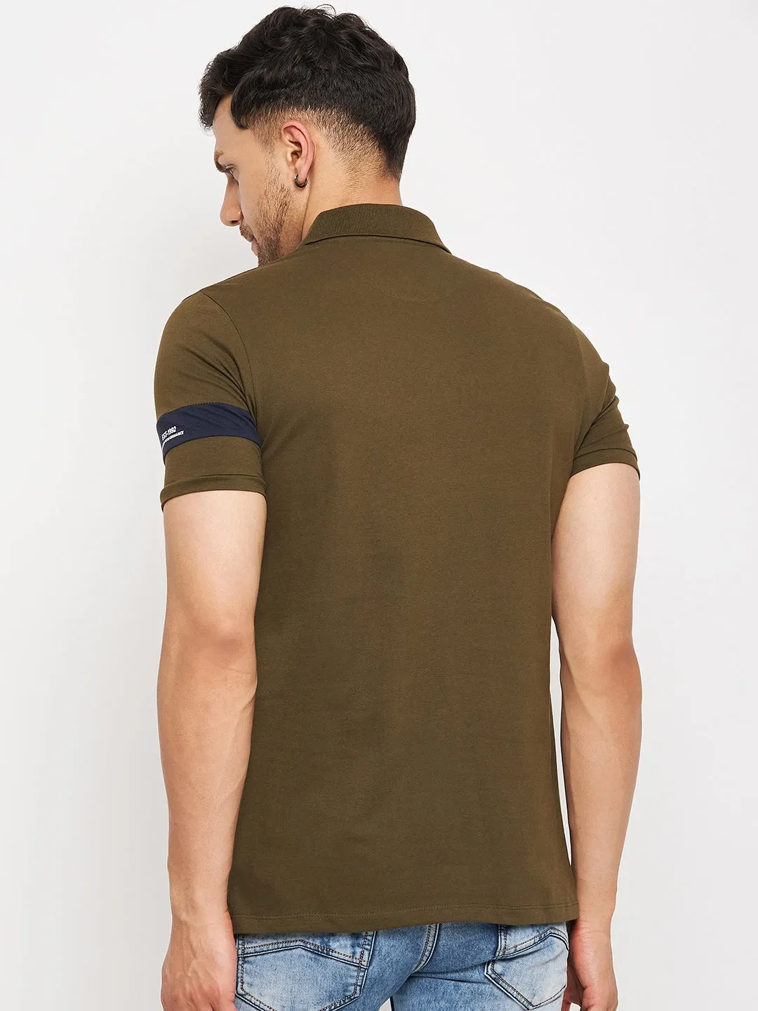 Camla Green T- Shirt For Men
