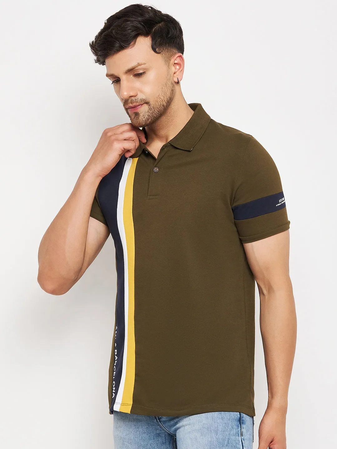 Camla Green T- Shirt For Men
