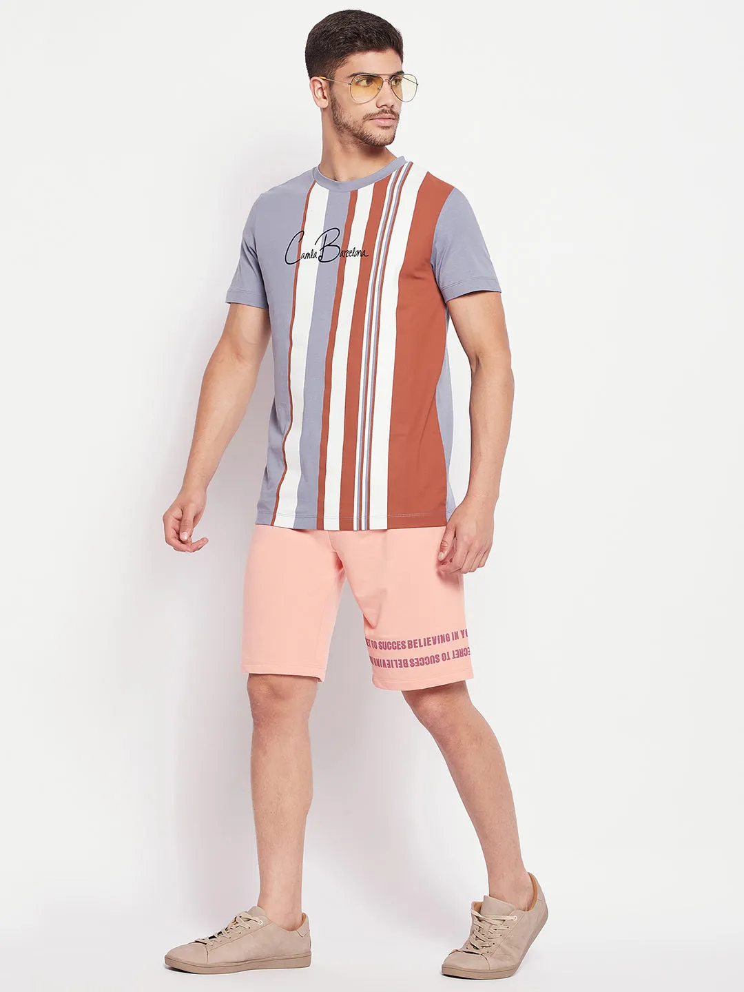 Camla Grey Men T- Shirt