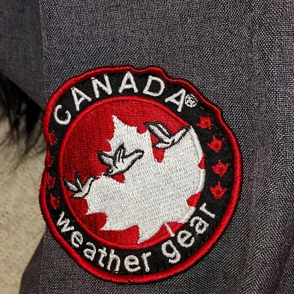 Canada Weather Gear Gray Lightweight Hooded Jacket size S