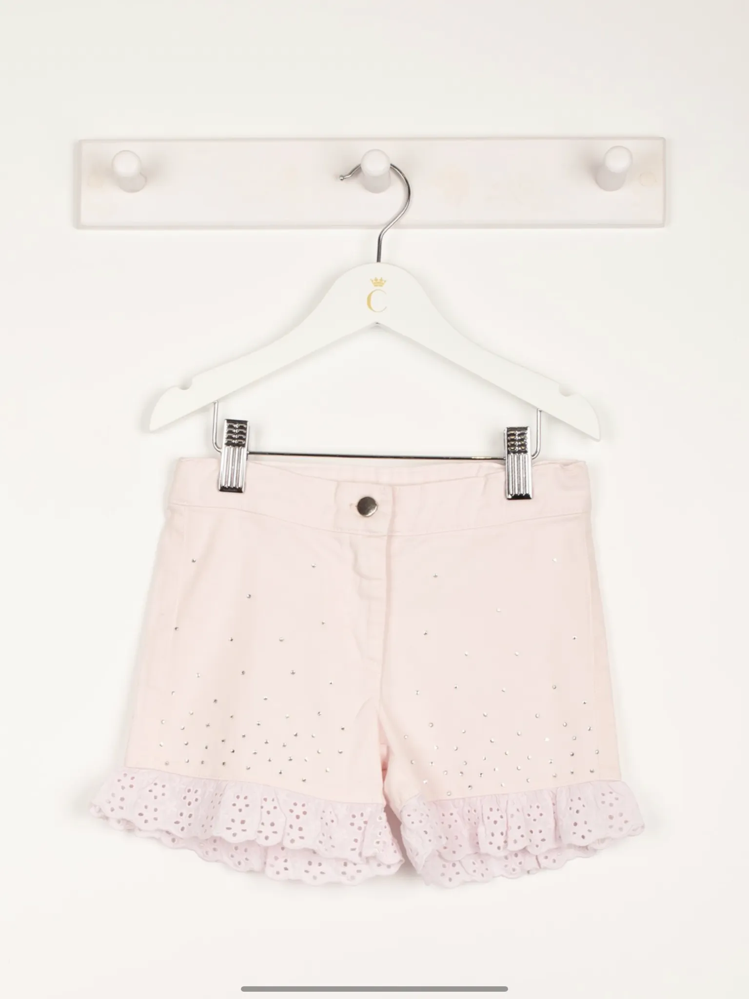 Caramelo  kids Diamonte pink shorts.       0222811
