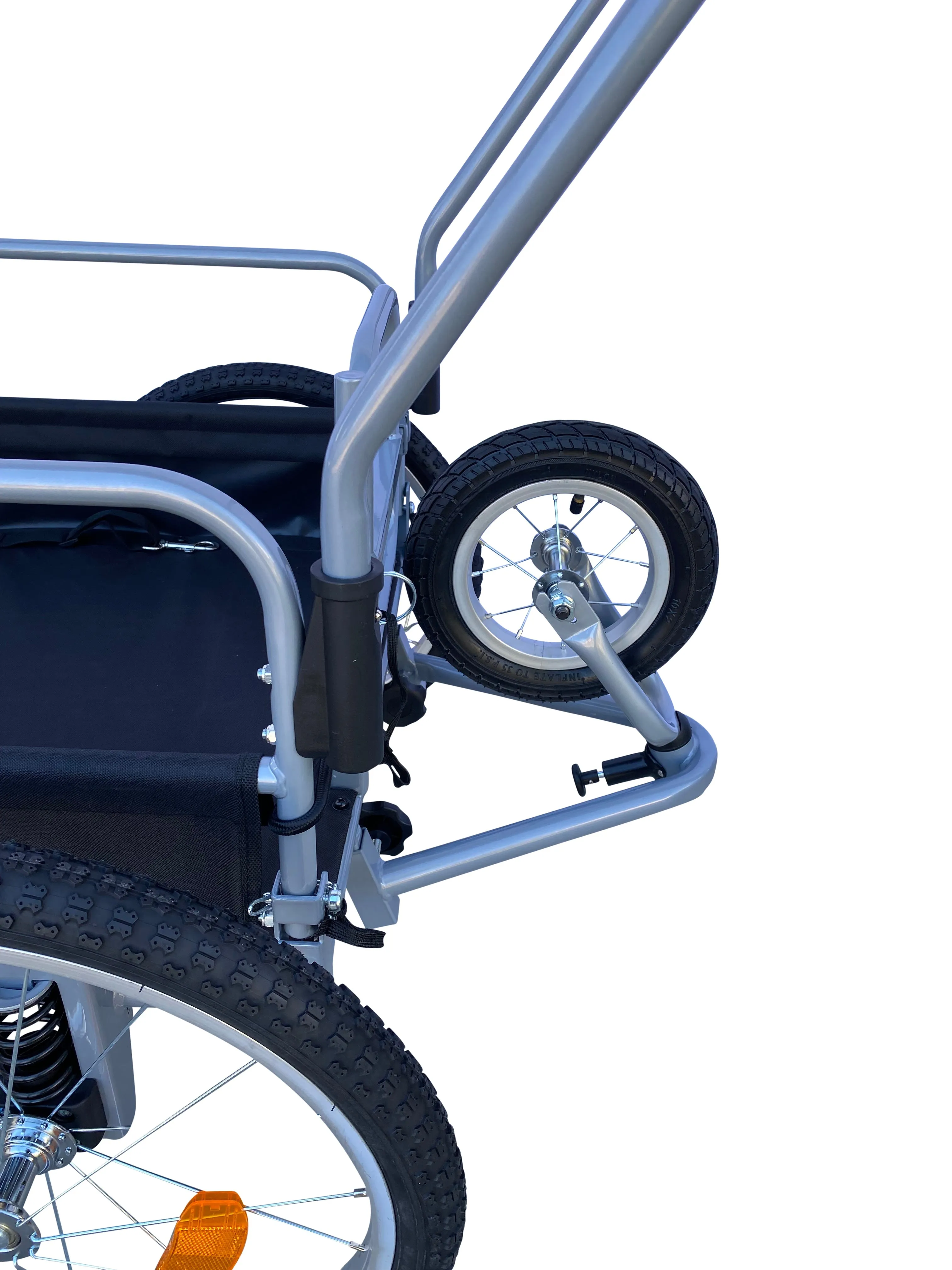 Cargo Beach Cart Stroller Wagon and Bike Bicycle Trailer with Suspension.