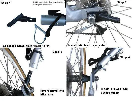 Cargo Beach Cart Stroller Wagon and Bike Bicycle Trailer with Suspension.