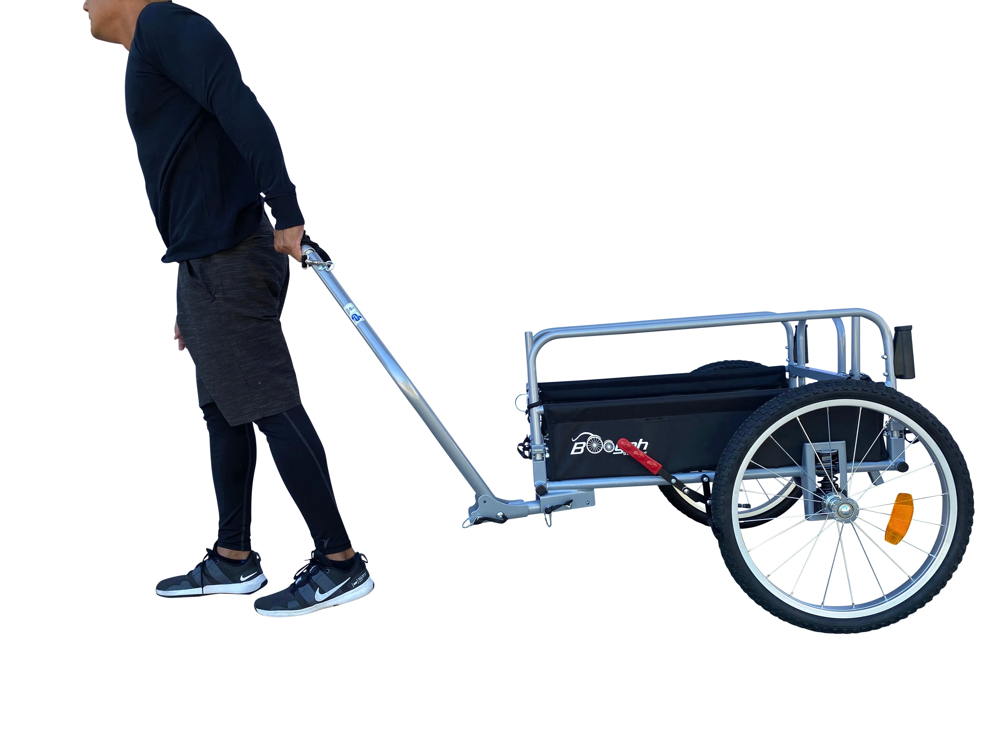 Cargo Beach Cart Stroller Wagon and Bike Bicycle Trailer with Suspension.