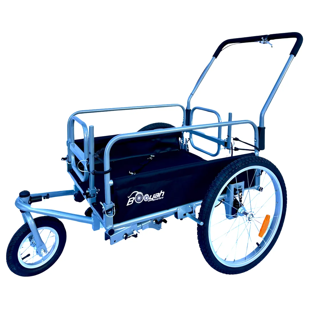 Cargo Beach Cart Stroller Wagon and Bike Bicycle Trailer with Suspension.