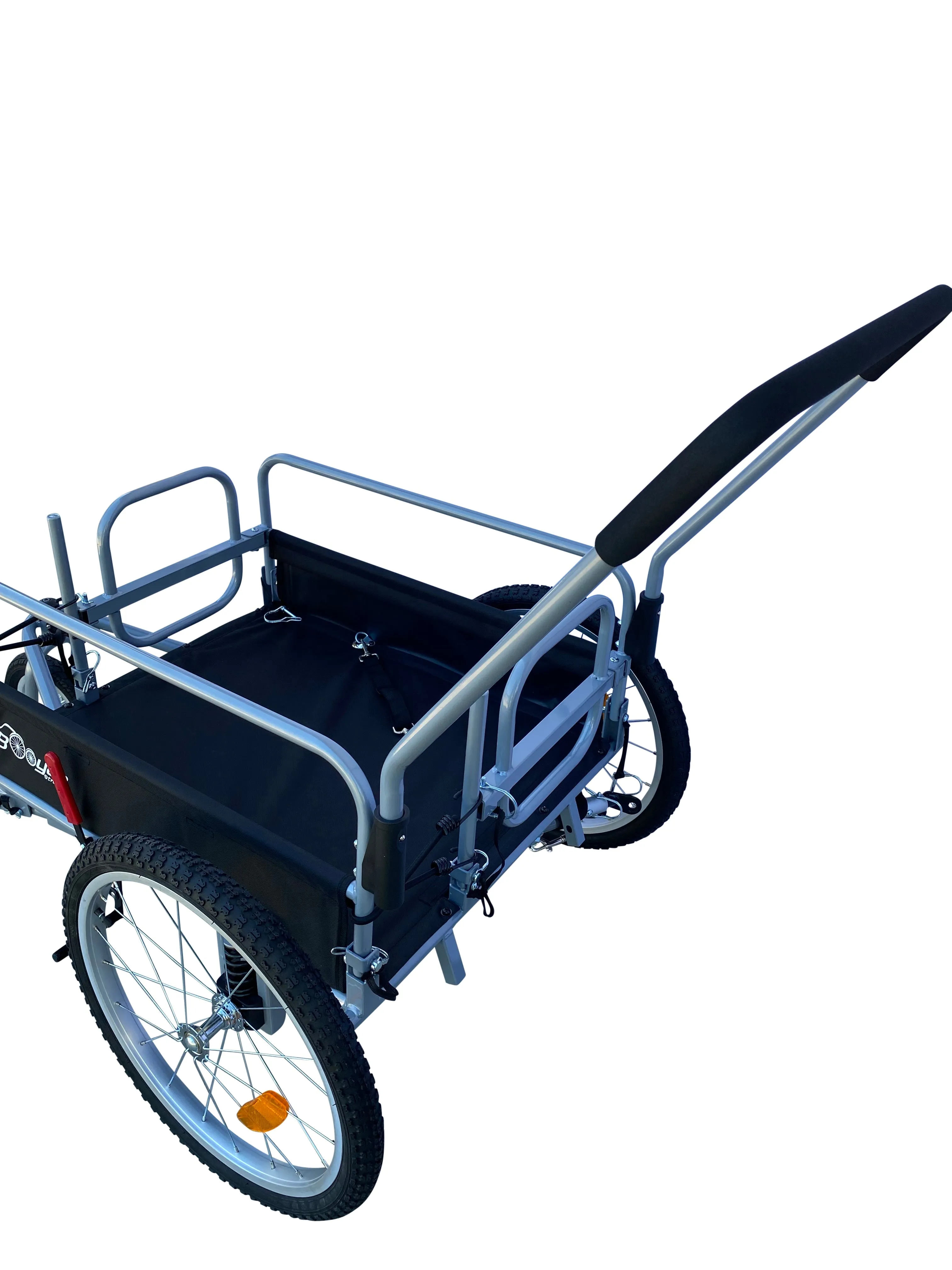 Cargo Beach Cart Stroller Wagon and Bike Bicycle Trailer with Suspension.