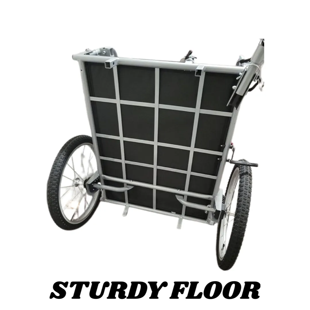 Cargo Beach Cart Stroller Wagon and Bike Bicycle Trailer with Suspension.