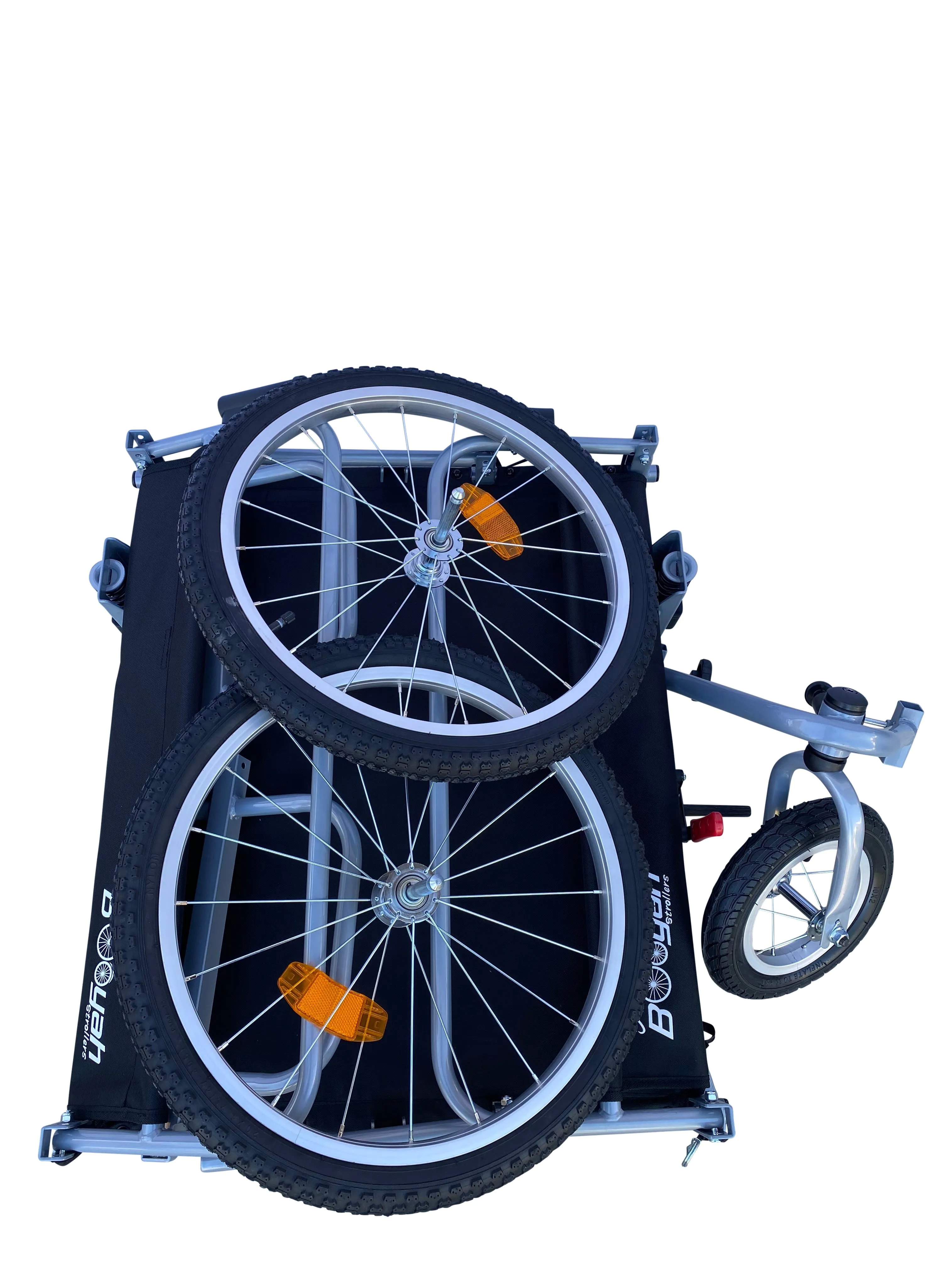 Cargo Beach Cart Stroller Wagon and Bike Bicycle Trailer with Suspension.