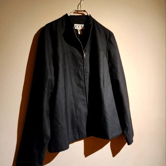 CCF Black Bomber Jacket