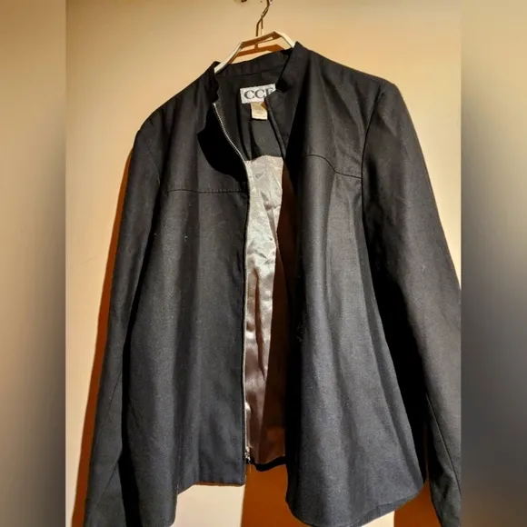 CCF Black Bomber Jacket