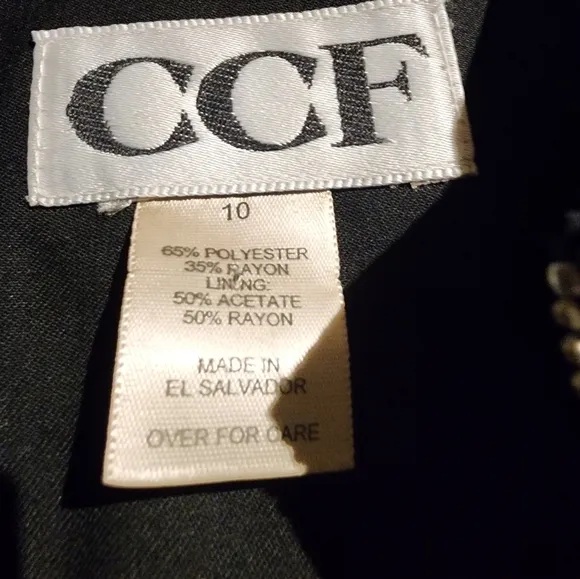 CCF Black Bomber Jacket