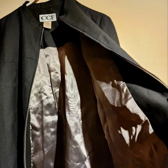CCF Black Bomber Jacket