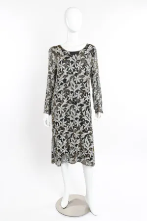 Celestial Beaded Shift Dress