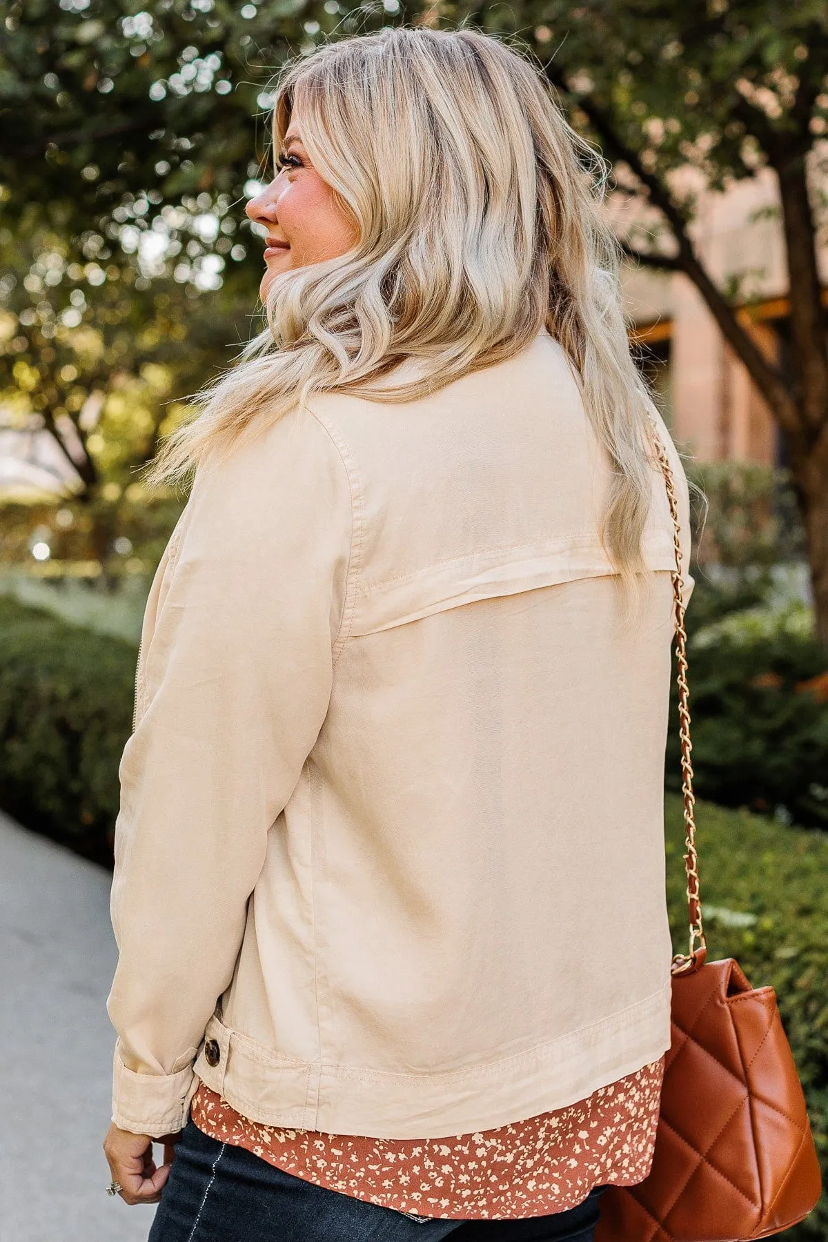 Change The World Lightweight Jacket- Cream
