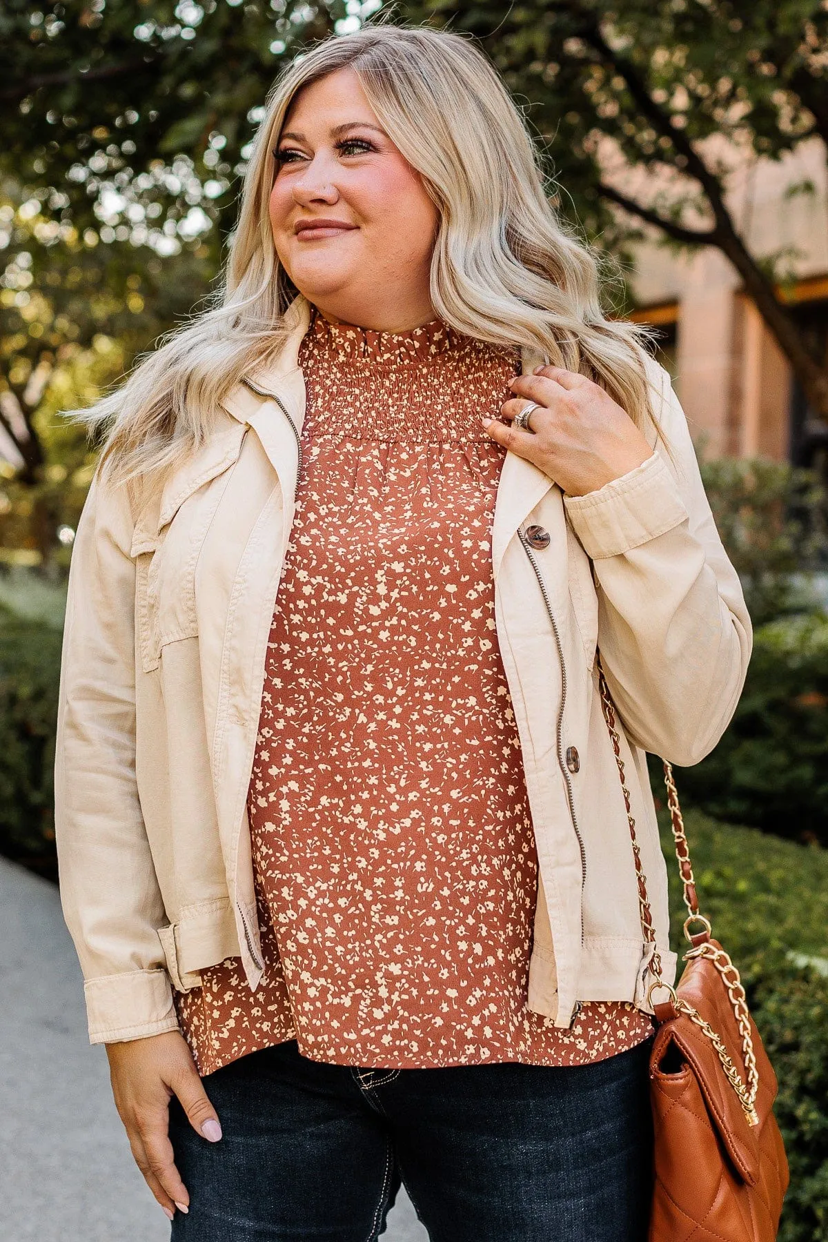Change The World Lightweight Jacket- Cream