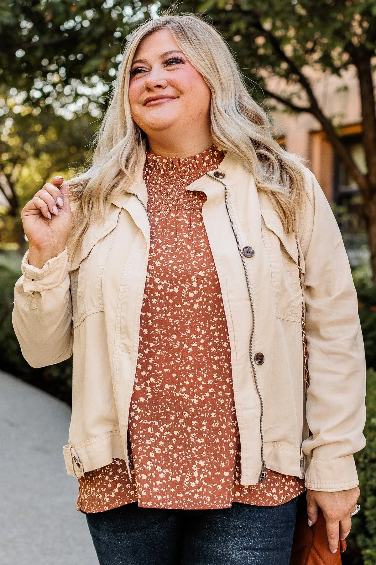 Change The World Lightweight Jacket- Cream