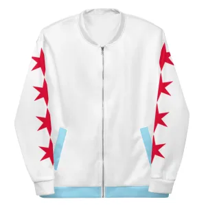 Chicago Flag Unisex Bomber Jacket