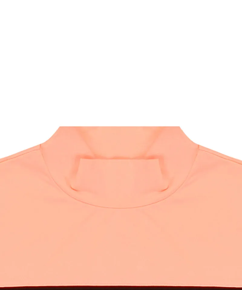 CHUCUCHU Logo Half Neck Sleeveless - Peach