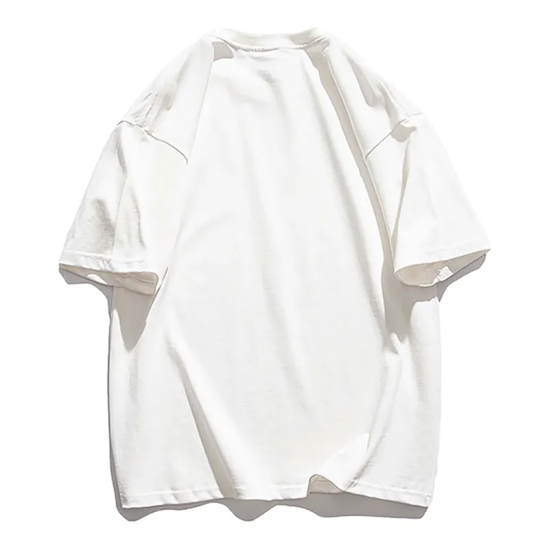 CNFVRS Letter Print Cotton T-shirt