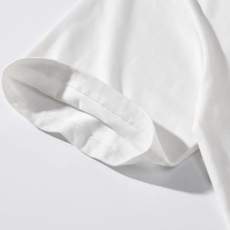 CNFVRS Letter Print Cotton T-shirt