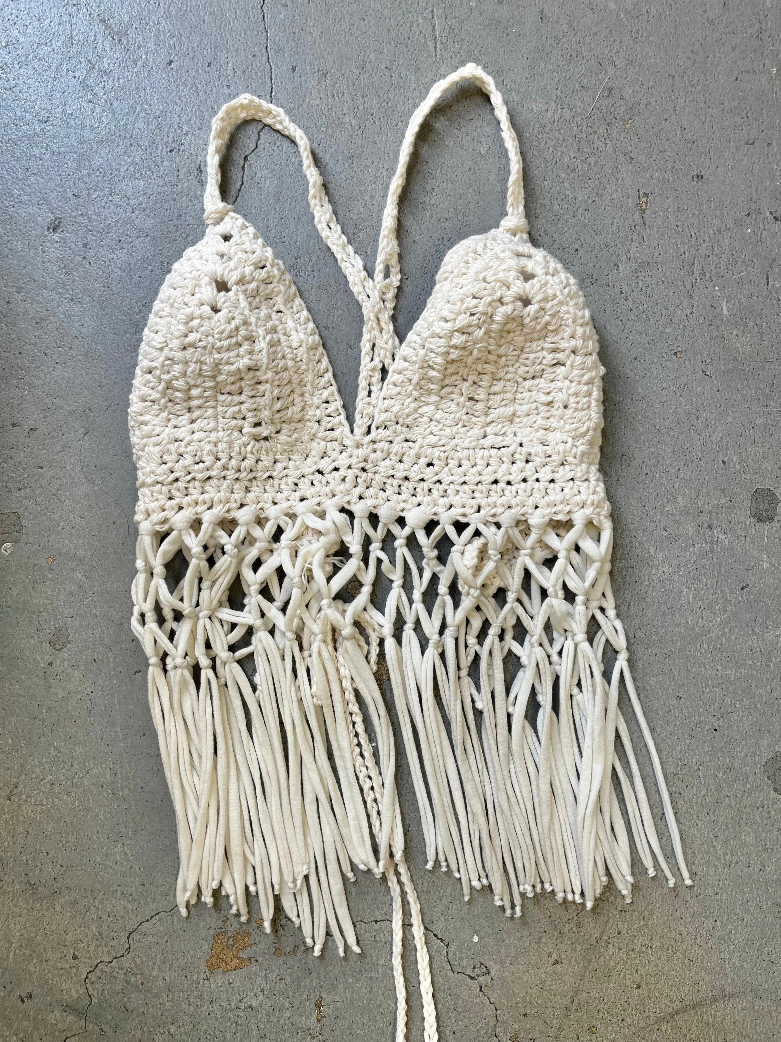 Coachella Crochet Top in Off White