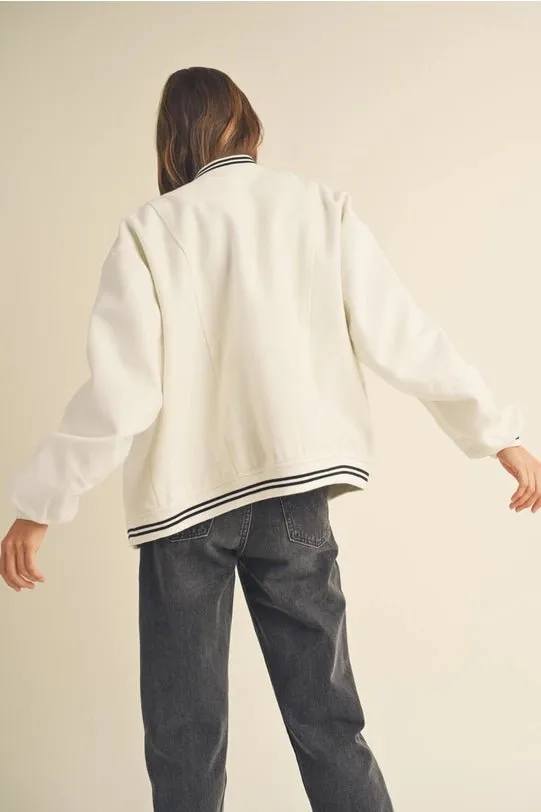 Coat Fabric Bomber Jacket