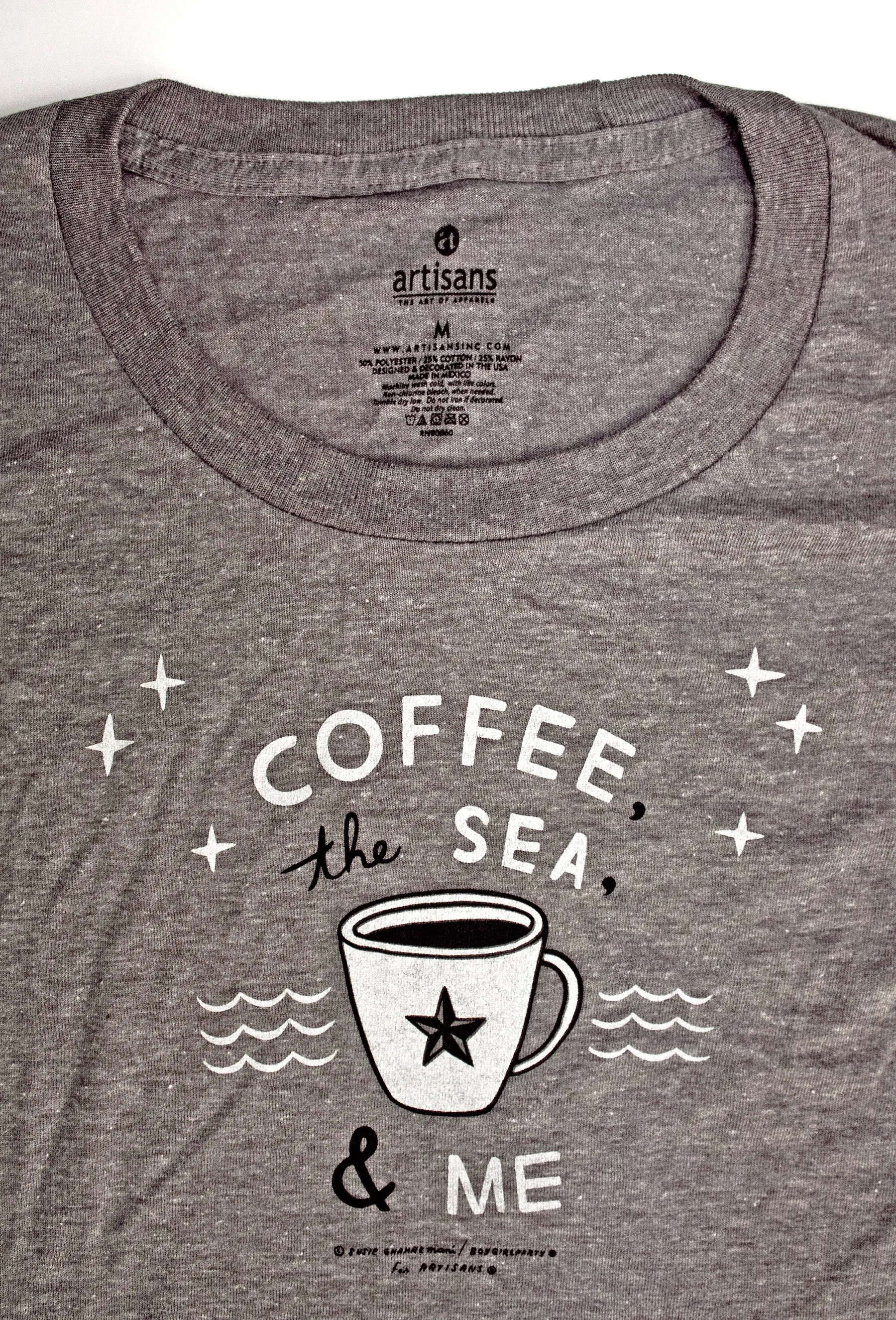 Coffee, The Sea & Me Ladies graphic T-shirt