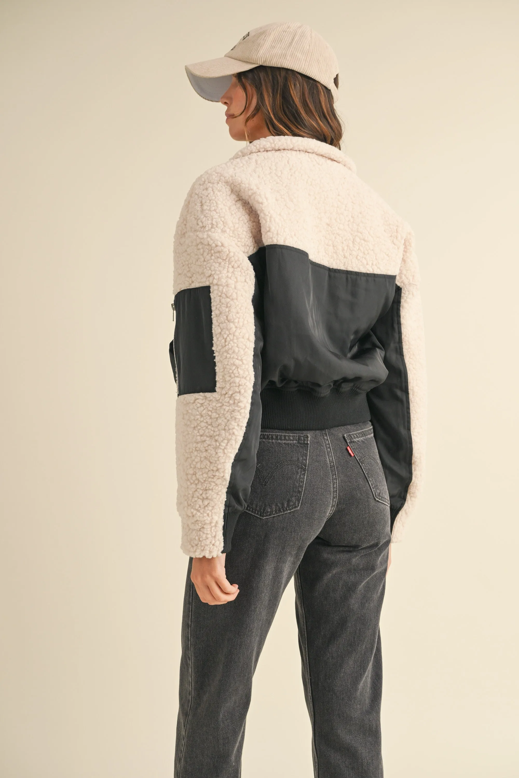 CONTRAST BOMBER JACKET