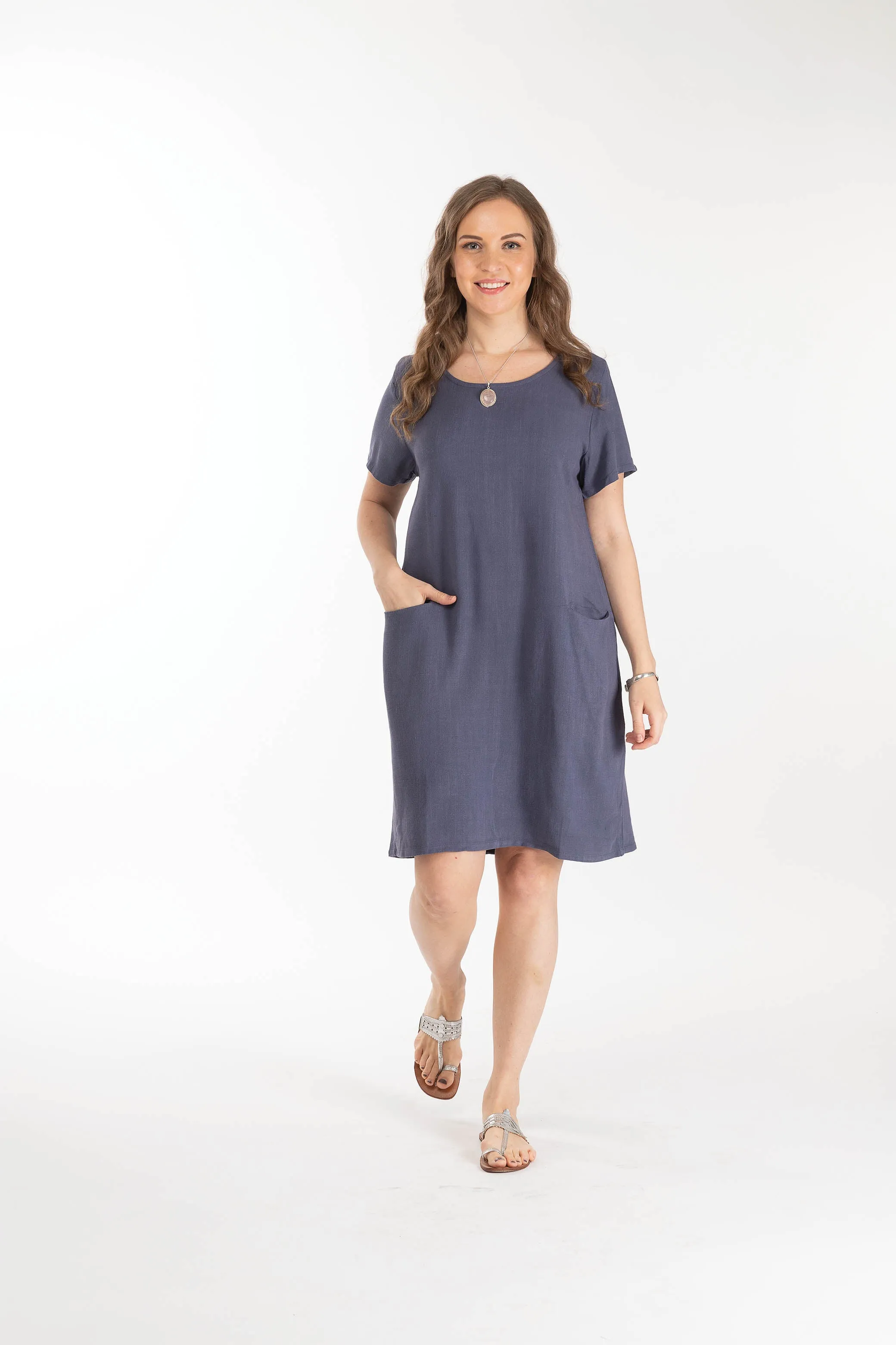 Cotton Shift Dress