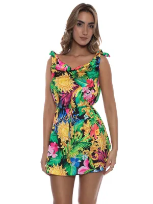 Cowl Neck Short Dress