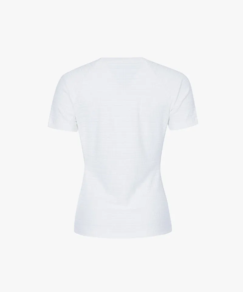 CREVE NINE: Women's Striped Mock Neck T-Shirt - 2 Colors