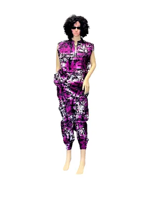CROP PANT WITH SLEEVELESS TOP