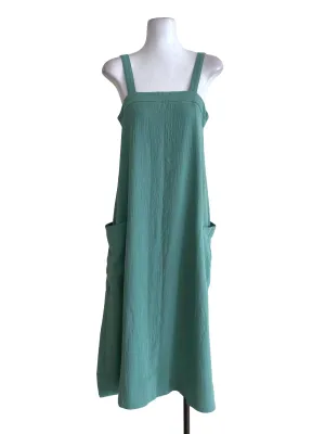 Cyan Textured Shift Dress TCL