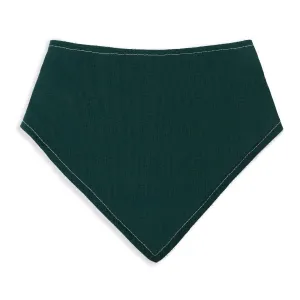 Deep Green Bandana Bib