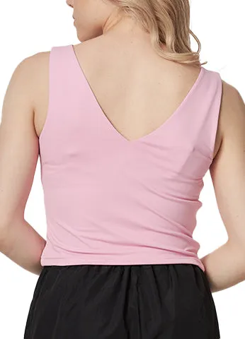 DEEP V-NECK DOUBLE LAYERED  CROP TOP(VERA01) <Bundle>