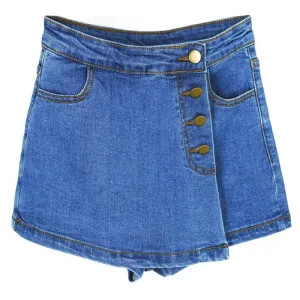 Denim Skirt Shorts