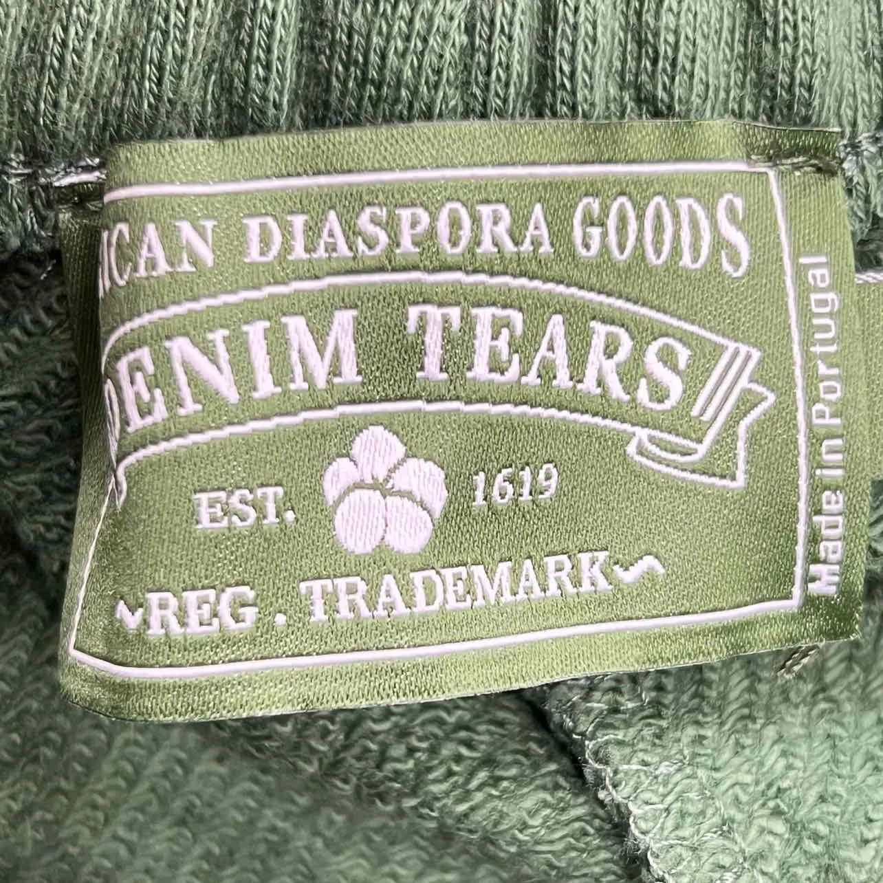 Denim Tears Shorts "COTTON WREATH" Green New Size M