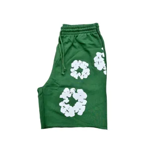 Denim Tears Shorts "COTTON WREATH" Green New Size M