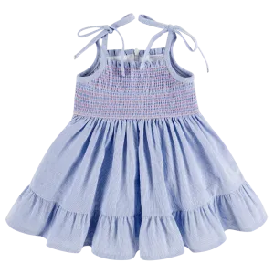Deolinda Girls Havana Blue Sundress