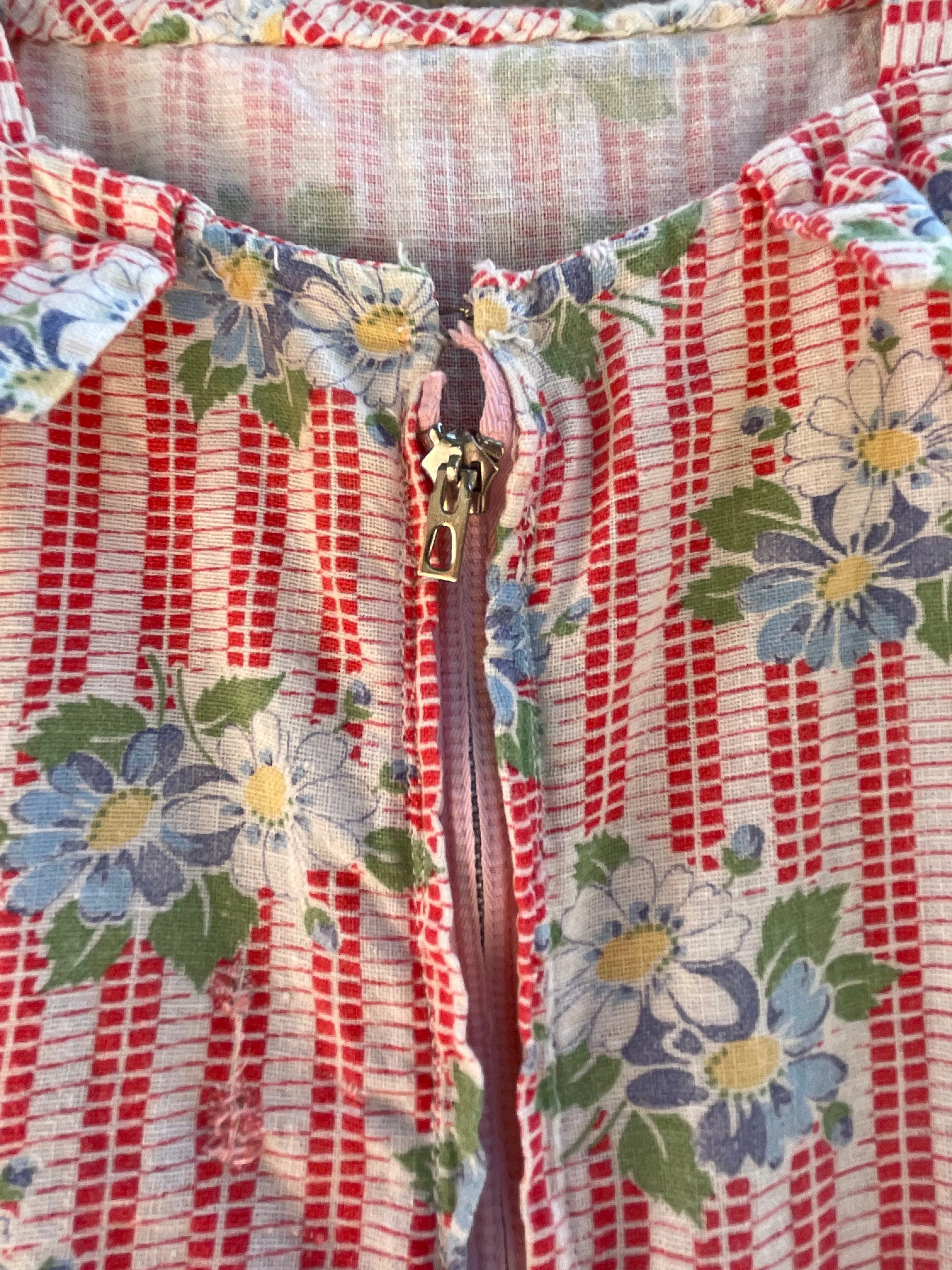Depression Era Feedsack Sun Dress