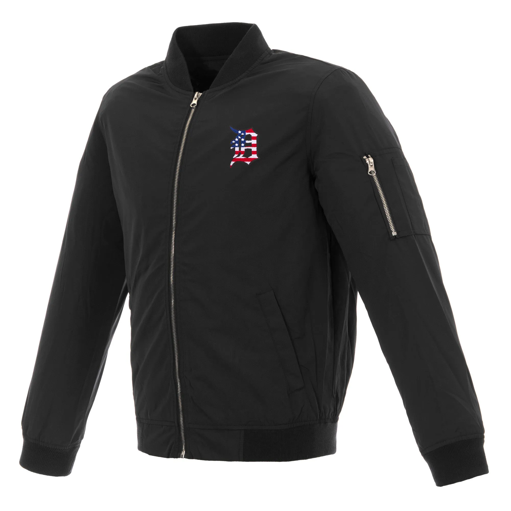 Detroit Tigers Americana Nylon Bomber Jacket