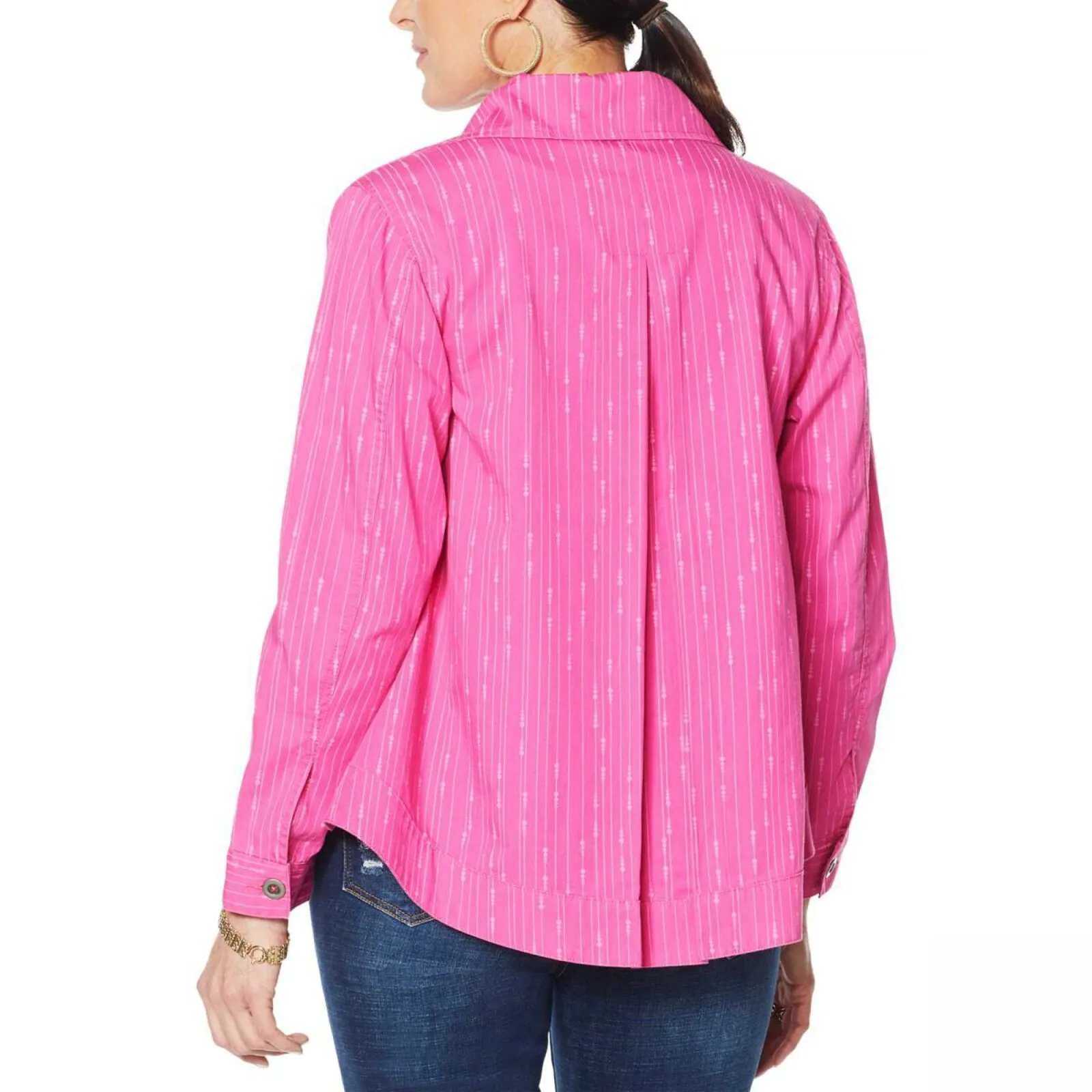 DG2 by Diane Gilman Women's SoftCell Lightweight Chambray Jacket