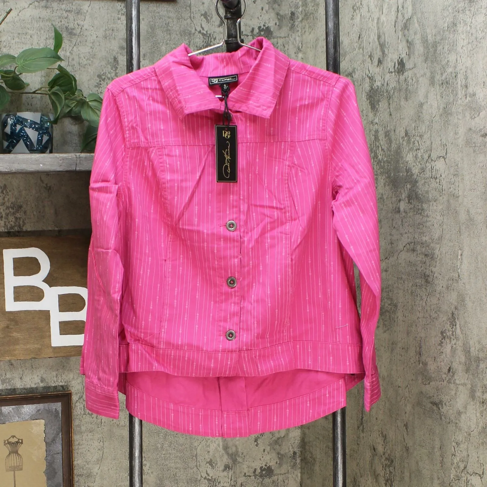 DG2 by Diane Gilman Women's SoftCell Lightweight Chambray Jacket