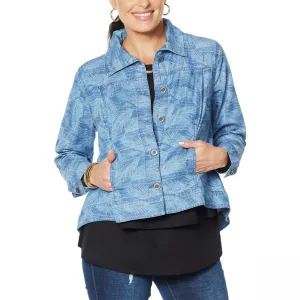 DG2 by Diane Gilman Women's SoftCell Lightweight Chambray Jacket