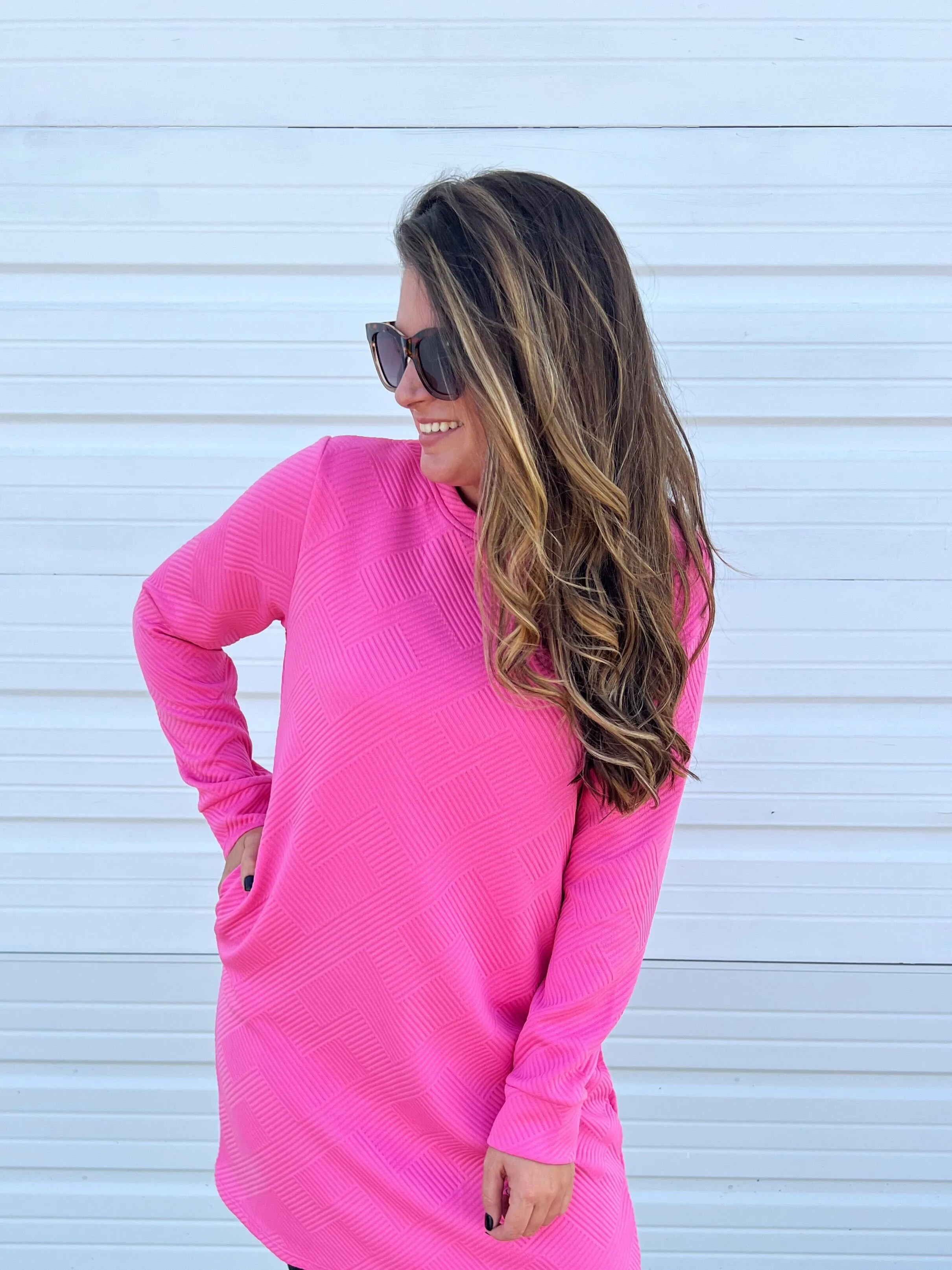 DOORBUSTER: Terri Textured Shift Dress