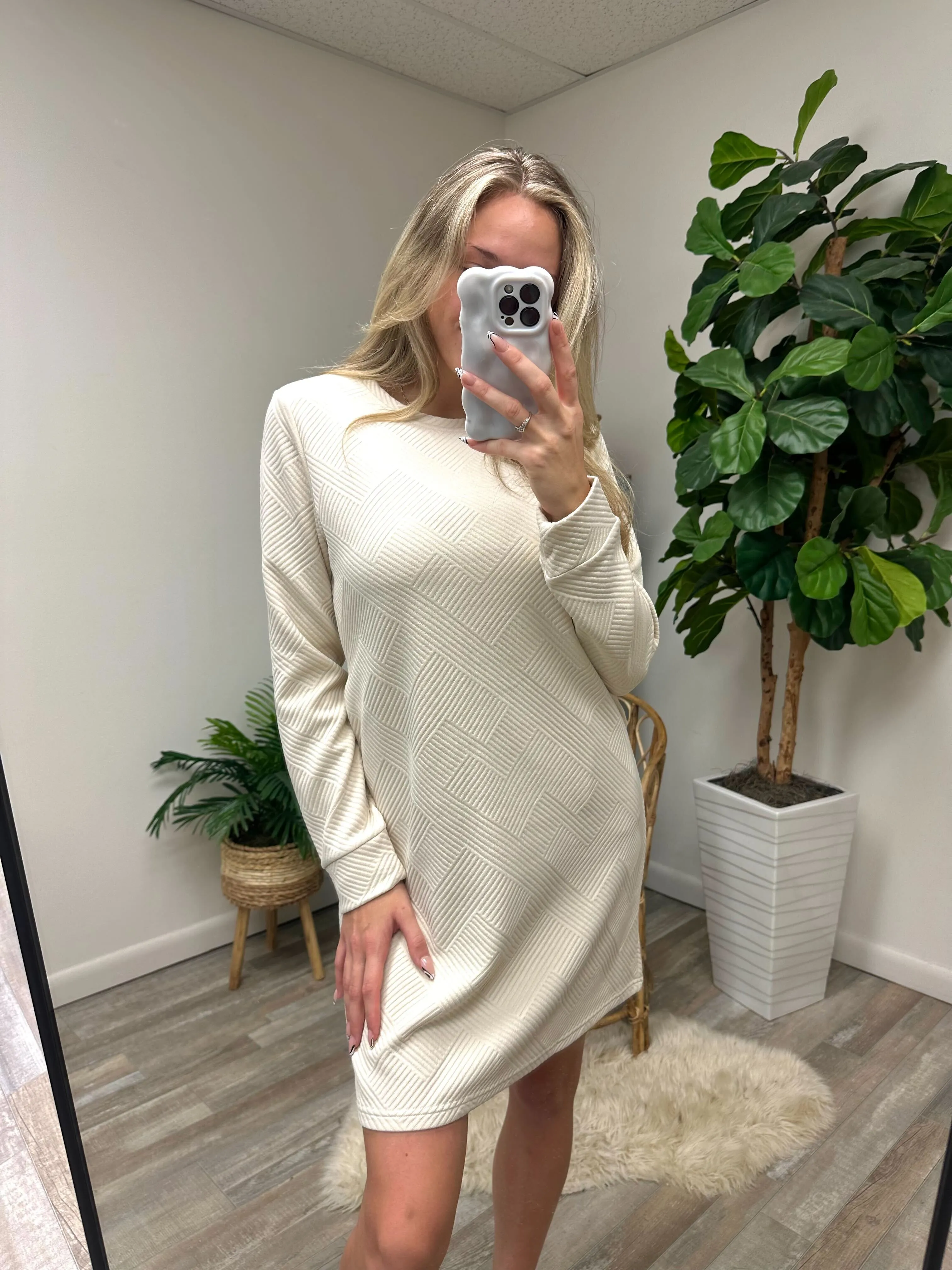 DOORBUSTER: Terri Textured Shift Dress