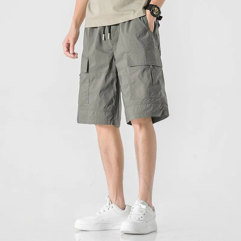 Drawstring Cargo Shorts