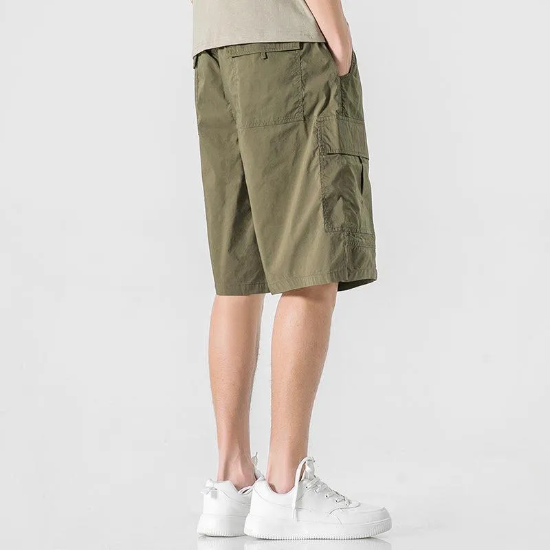 Drawstring Cargo Shorts