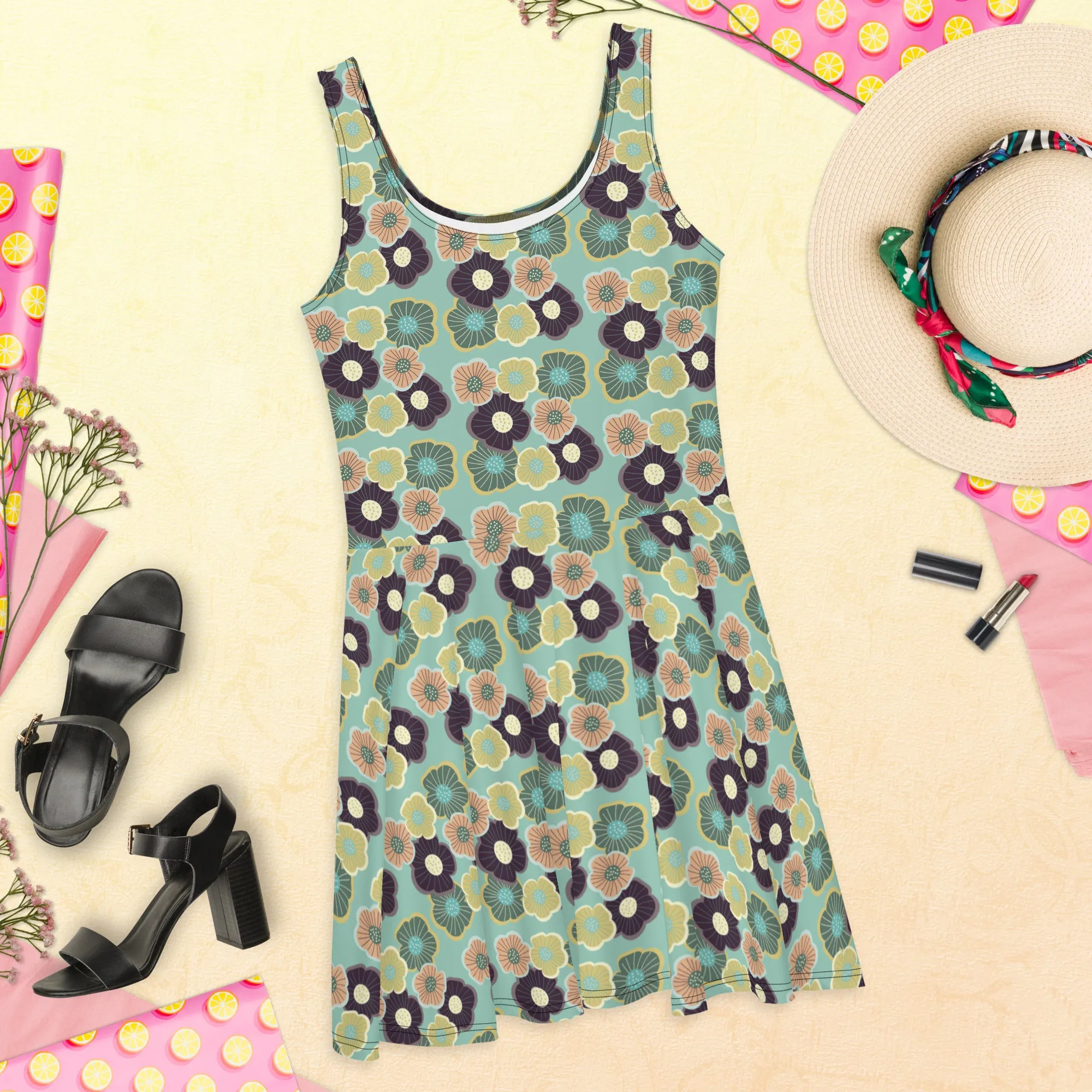 Dress, Summer Dress, Skater Dress, Spring dress, Sun Dress, Beach, Fun